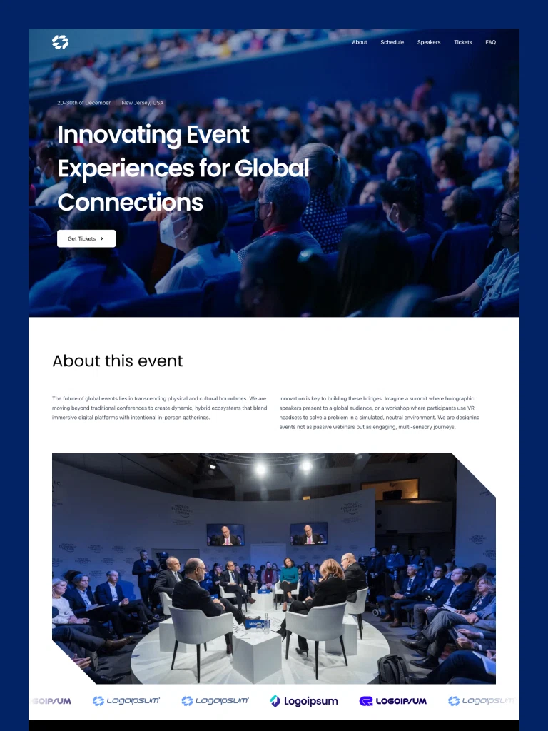Conference Template Website