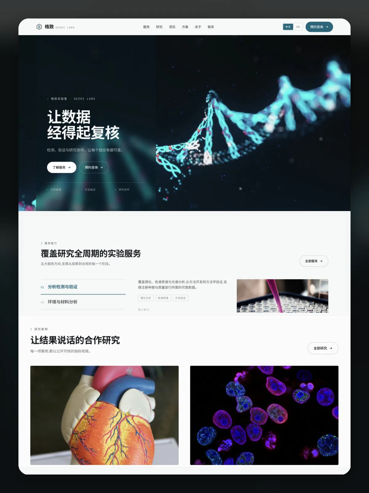 Gezhi Labs template preview