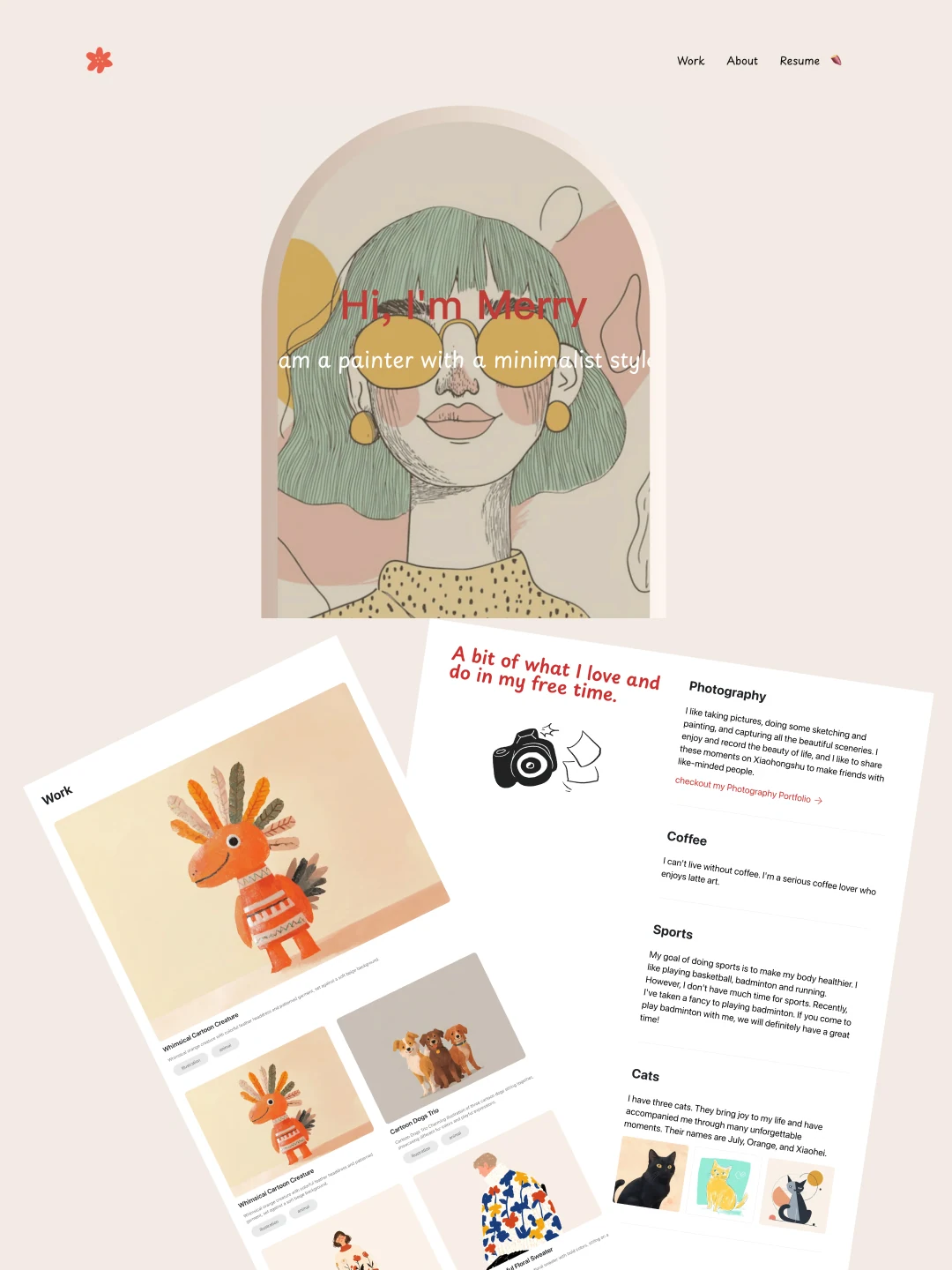 绘画师个人网站