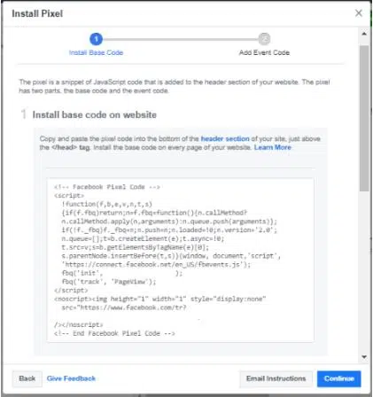 Open the manual installation flow