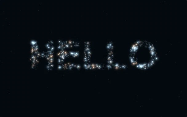 Static cover of the Text Particles particle canvas