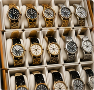 Watch showcase in gift boxes