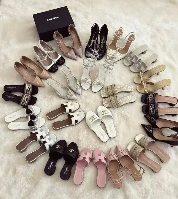 Collection of flats and heels