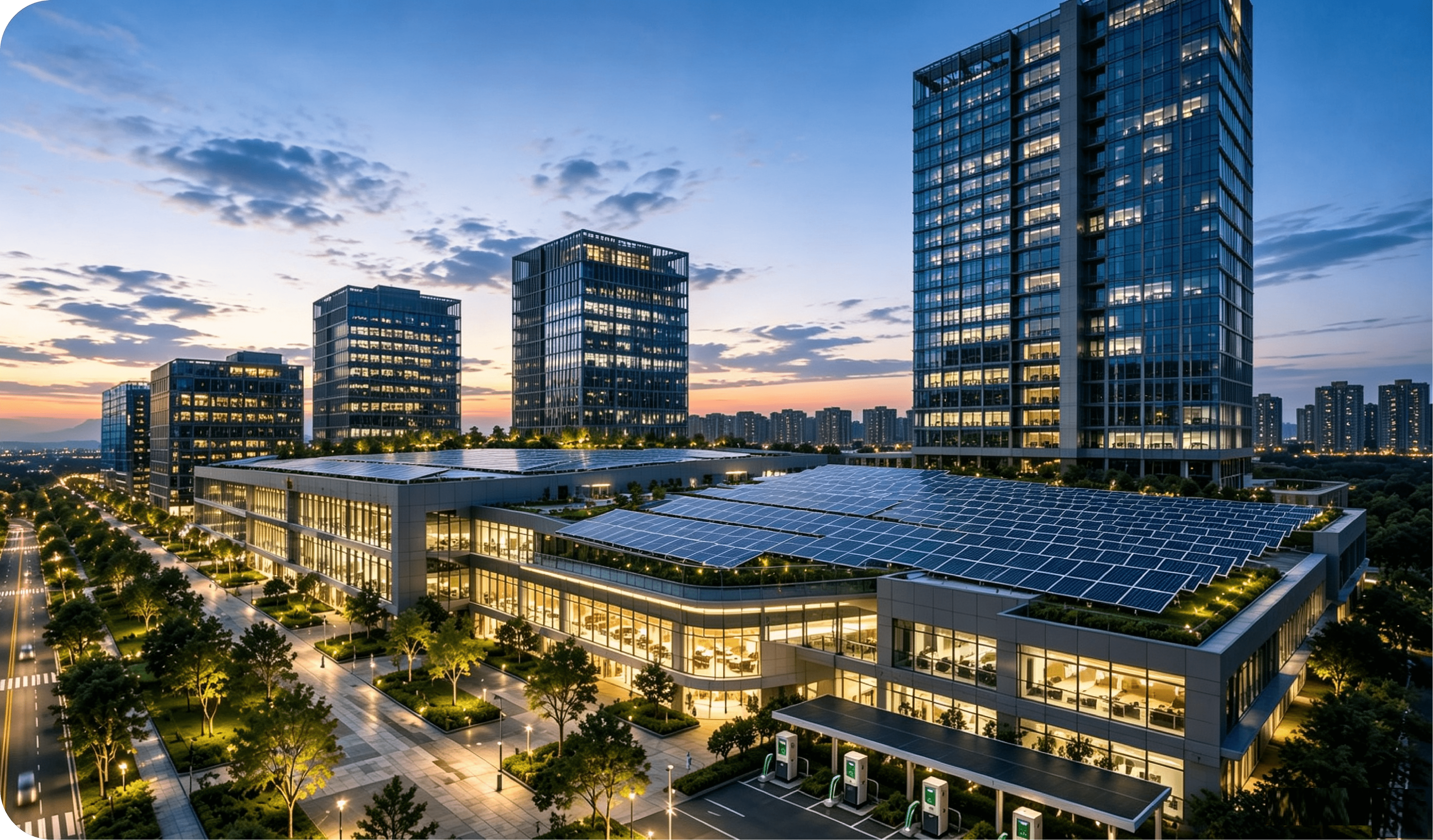 某科技园区智慧楼宇能碳平台与空调智控节能实践