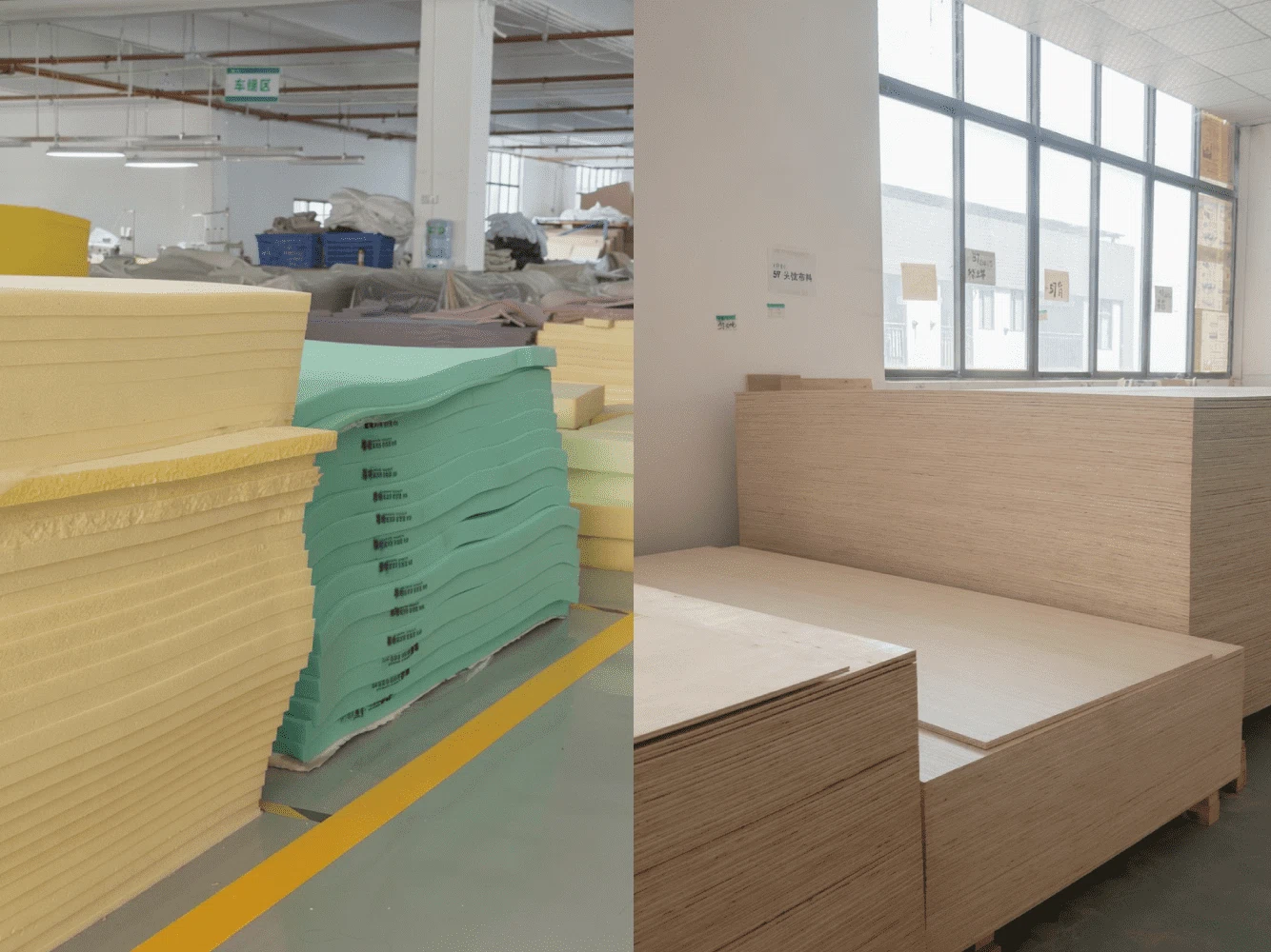 叠作家具材料仓库