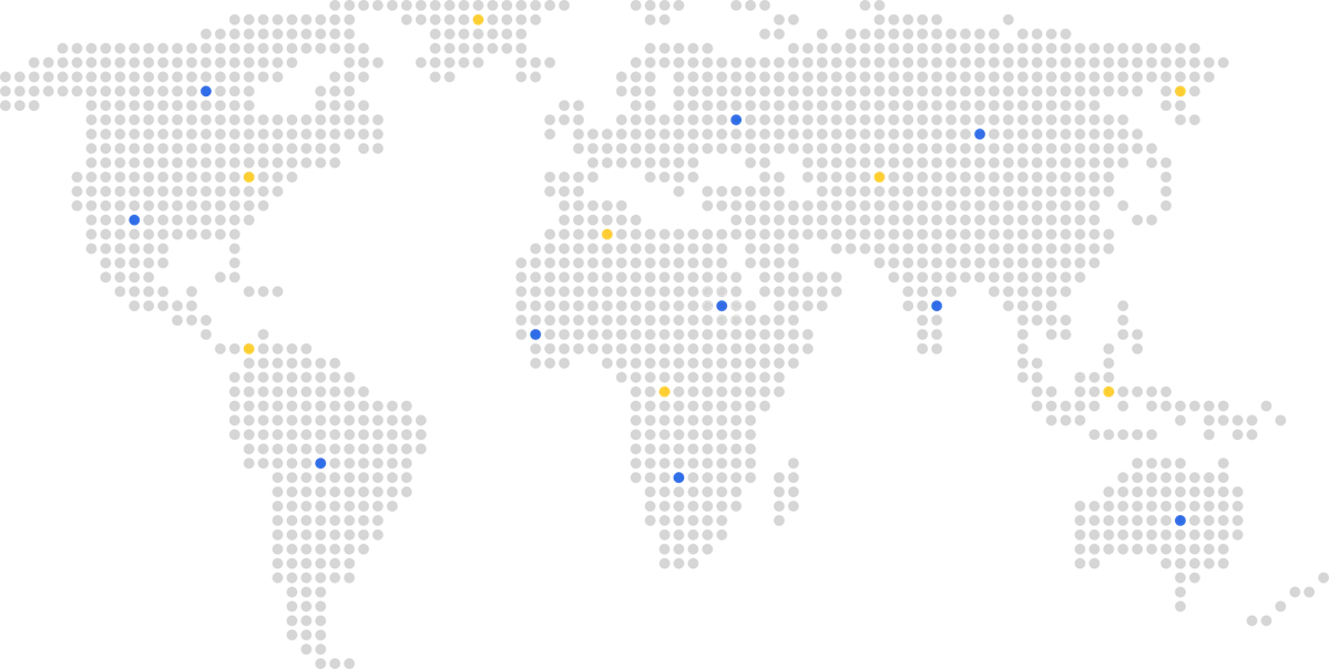 Global partner network map