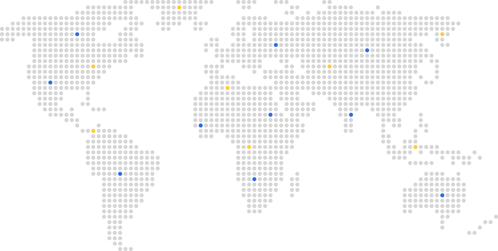 Global partner network map