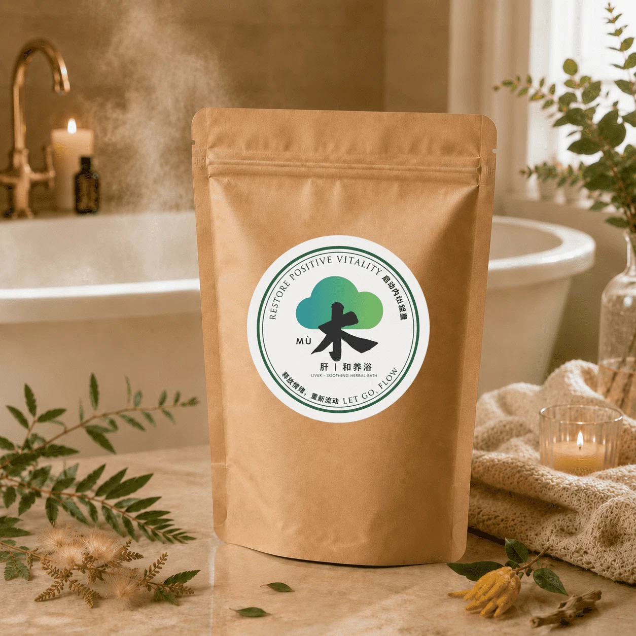 Five Elements Herbal Bath - 木 WOOD