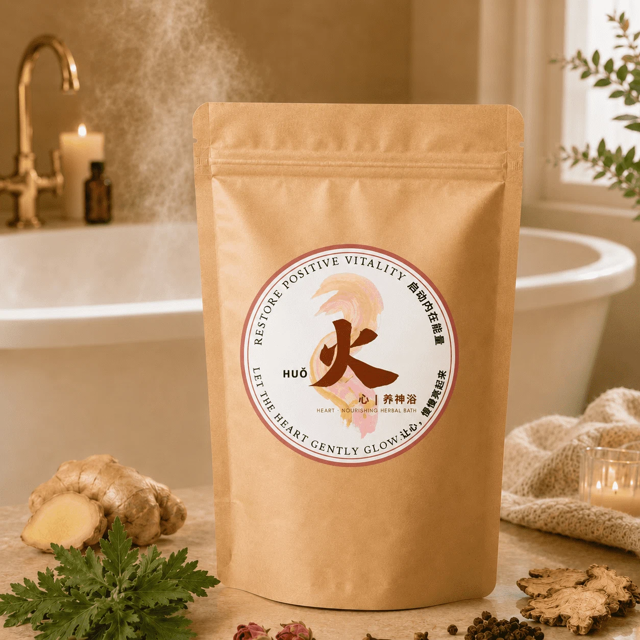 Five Elements Herbal Bath - 火 FIRE