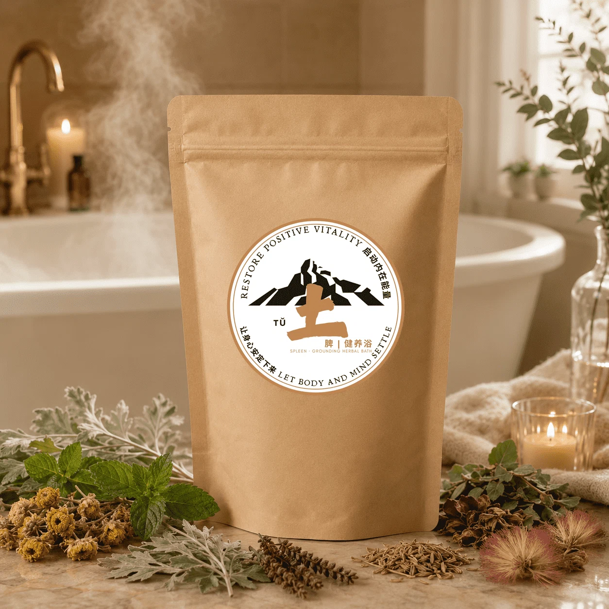 Five Elements Herbal Bath - 土 EARTH
