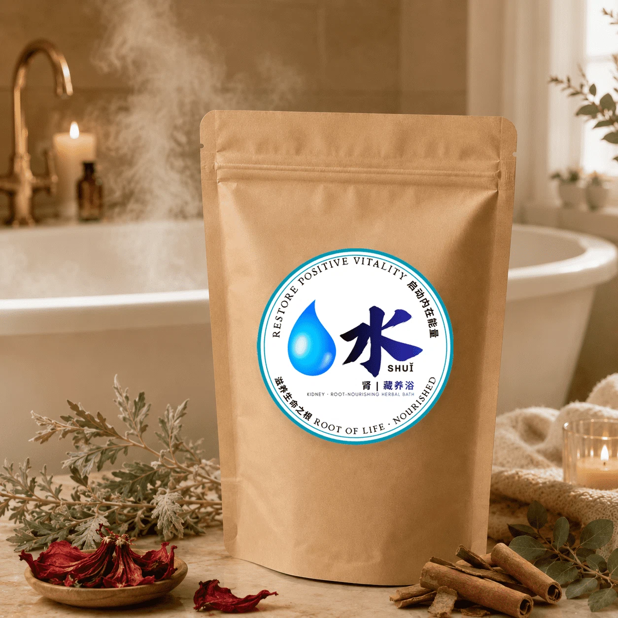 Five Elements Herbal Bath - 水 WATER