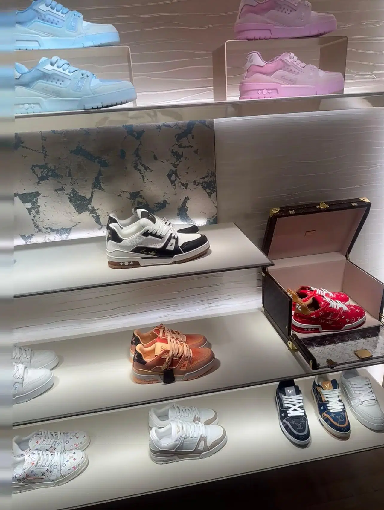 Luxury bags, watches and sneakers